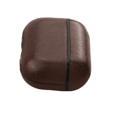 Кожаный футляр Leather series для наушников AirPods Pro Коричневый