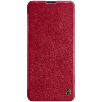 Кожаный чехол (книжка) Nillkin Qin Series для Samsung Galaxy A21s Красный