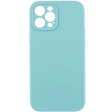 Чохол Silicone Case Full Camera Protective (AA) NO LOGO для Apple iPhone 12 Pro (6.1"), Бирюзовый / Marine Green