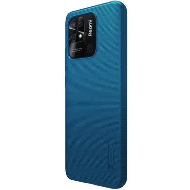 Чехол Nillkin Matte для Xiaomi Redmi 10C Бирюзовый / Peacock blue