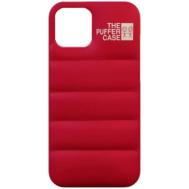 Чохол-пуховик Puffer case для Apple iPhone 13 (6.1"), Червоний