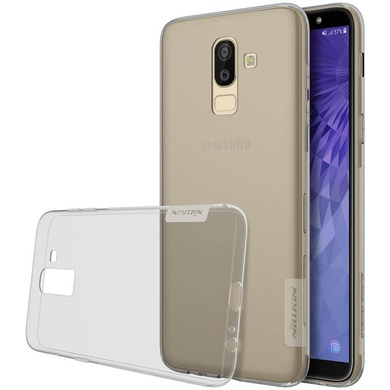 TPU чохол Nillkin Nature Series для Samsung Galaxy J8 (2018), Сірий (прозорий)