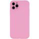 Чехол Silicone Case Full Camera Protective (AA) NO LOGO для Apple iPhone 12 Pro Max (6.7") Розовый / Light pink