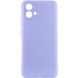 Чохол Silicone Cover Lakshmi Full Camera (AA) для Motorola Moto G84, Бузковий / Dasheen