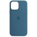 Чохол Silicone case (AAA) full with Magsafe для Apple iPhone 13 Pro (6.1"), Синий / Blue Jay