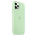 Чохол Silicone Case Full Protective (AA) для Apple iPhone 12 Pro / 12 (6.1"), Зеленый / Pistachio