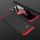 Пластиковая накладка GKK LikGus 360 градусов (opp) для OnePlus 9 Pro Черный / Красный