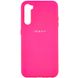 Чехол Silicone Cover Full Protective (A) для OPPO Realme 6, Розовый / Barbie pink