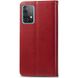 Кожаный чехол книжка GETMAN Gallant (PU) для Samsung Galaxy A33 5G Красный