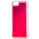 Неоновый чехол Neon Sand glow in the dark для Apple iPhone 7 / 8 / SE (2020) (4.7"), Розовый