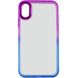 Чохол TPU+PC Fresh sip series для Apple iPhone XS Max (6.5"), Синий / Фиолетовый
