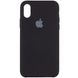 Чохол Silicone Case (AA) для Apple iPhone XS Max (6.5 "), Чорний / Black