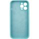 Чохол Silicone Case Full Camera Protective (AA) NO LOGO для Apple iPhone 12 Pro (6.1"), Бирюзовый / Marine Green