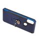 Ударопрочный чехол SG Ring Color магнитный держатель для Samsung Galaxy M30s / M21, Темно-синий