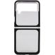 TPU+PC чохол Clear 360 для Samsung Galaxy Z Flip3, Чорний