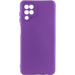 Чохол Silicone Cover Lakshmi Full Camera (A) для Samsung Galaxy A12 / M12, Фіолетовий / Purple