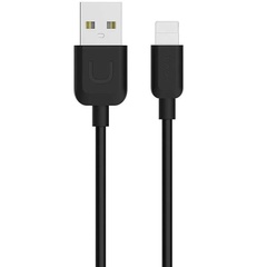 Дата кабель Usams U-Turn USB to Lightning (0.25m), Чорний