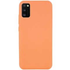 Чохол Silicone Cover Full without Logo (A) для Samsung Galaxy A41, Оранжевый / Papaya