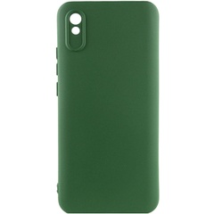 Чехол Silicone Cover Lakshmi Full Camera (A) для Xiaomi Redmi 9A Зеленый / Dark green