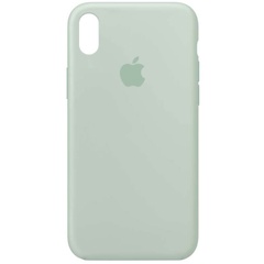 Чехол Silicone Case Full Protective (AA) для Apple iPhone XS Max (6.5") Бирюзовый / Beryl