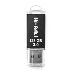 Флеш накопитель USB 3.0 Hi-Rali Rocket 128 GB Черная серия Черный