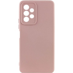 Чохол Silicone Cover Lakshmi Full Camera (AAA) для Samsung Galaxy A32 4G, Рожевий / Pink Sand