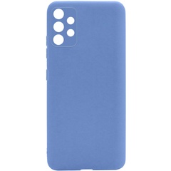Силиконовый чехол Candy Full Camera для Samsung Galaxy A72 4G / A72 5G Голубой / Mist blue