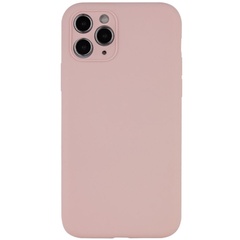 Чехол Silicone Case Full Camera Protective (AA) NO LOGO для Apple iPhone 12 Pro Max (6.7") Розовый / Pink Sand