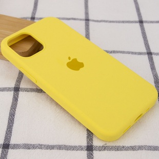 Чехол Silicone Case Full Protective (AA) для Apple iPhone 15 Plus (6.7") Желтый / Yellow