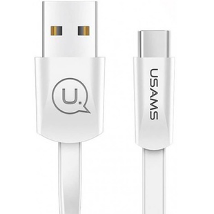 Дата кабель USAMS US-SJ200 USB to Type-C 2A (1.2m) Белый