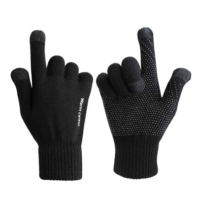Перчатки сенсорные Warm caress (нескользящие) Черный