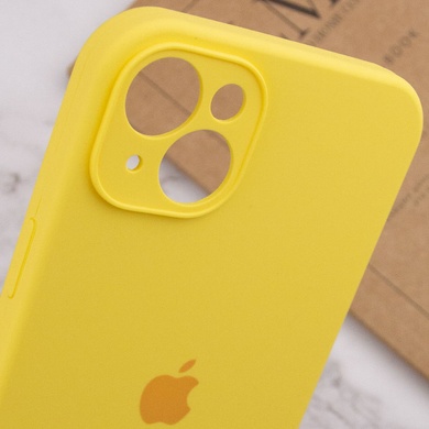 Чохол Silicone Case Full Camera Protective (AA) для Apple iPhone 15 Plus (6.7"), Желтый / Yellow