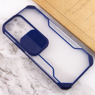 Чохол Camshield matte Ease TPU зі шторкою для Apple iPhone 13 Pro Max (6.7 "), Синий