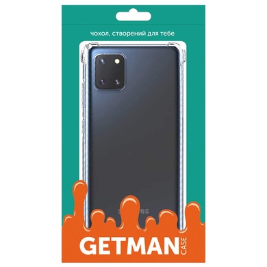 TPU чохол GETMAN Ease з посиленими кутами для Samsung Galaxy Note 10 Lite (A81)