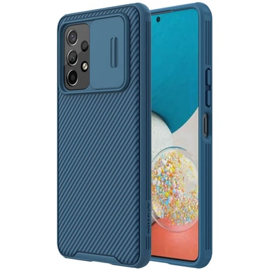 Карбонова накладка Nillkin CamShield Pro для Samsung Galaxy A53 5G, Синій / Blue