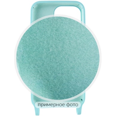 Чехол Cord case Ukrainian style c длинным цветным ремешком для Samsung Galaxy A32 4G Бирюзовый / Marine Green