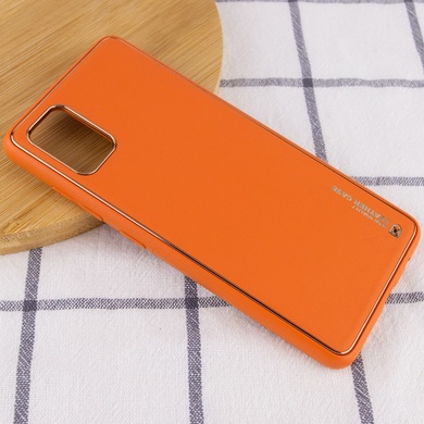 Кожаный чехол Xshield для Xiaomi Redmi Note 11 (Global) / Note 11S Оранжевый / Apricot