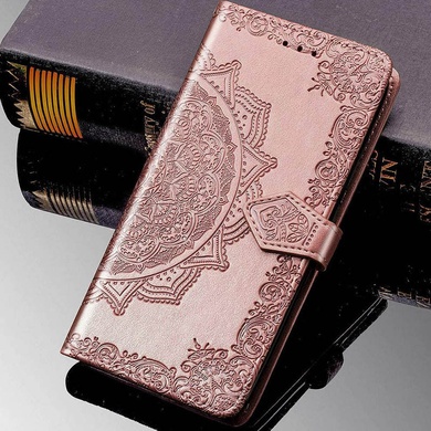 Шкіряний чохол (книжка) Art Case з візитницею для Oppo A31, Розовый