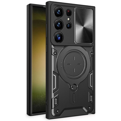 Удароміцний чохол Bracket case with Magnetic для Samsung Galaxy S24 Ultra, Black