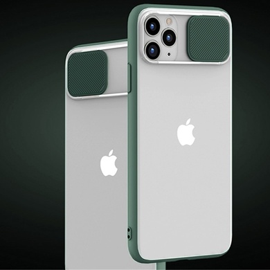 Чохол Camshield mate TPU зі шторкою для камери для Apple iPhone 12 Pro Max (6.7"), Зеленый