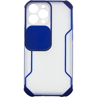 Чехол Camshield matte Ease TPU со шторкой для Apple iPhone 13 Pro Max (6.7") Синий
