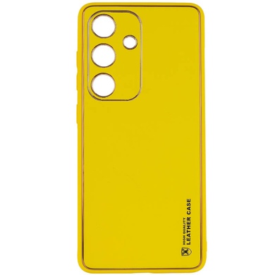 Шкіряний чохол Xshield для Samsung Galaxy A35, Желтый / Yellow