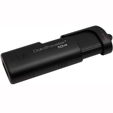 Флеш накопитель USB 64GB Kingston DataTraveler 104 (DT104/64GB)