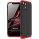 Пластиковая накладка GKK LikGus 360 градусов (opp) для Apple iPhone 13 (6.1") Черный / Красный