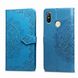 Кожаный чехол (книжка) Art Case с визитницей для Xiaomi Mi Max 3 Синий