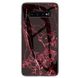 TPU+Glass чохол Luxury Marble для Samsung Galaxy S10 +, Марсала / Бордовый