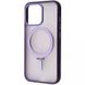 TPU+PC чехол WAVE Attraction case with Magnetic Safe для Apple iPhone 15 (6.1") Purple