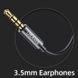 Навушники Usams EP-46 Mini (3.5mm/1.2m) (HSEP46), Black