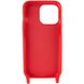 Чехол TPU two straps California для Apple iPhone 13 Pro Max (6.7") Красный