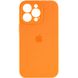 Чехол Silicone Case Full Camera Protective (AA) для Apple iPhone 13 Pro Max (6.7") Оранжевый / Kumquat